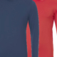 Sous-vêtement thermique bleu ou rouge