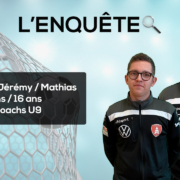 Jérémy et Mathias, coachs U9 US Les Fins