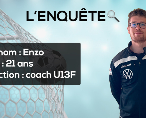 Enzo, coach U13F