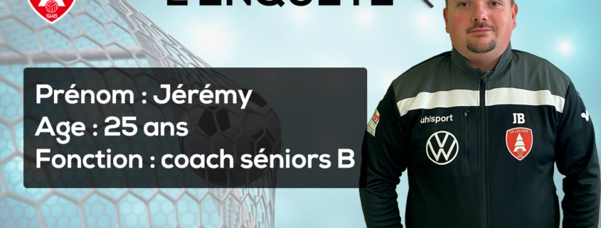 Jérémy, coach séniors B