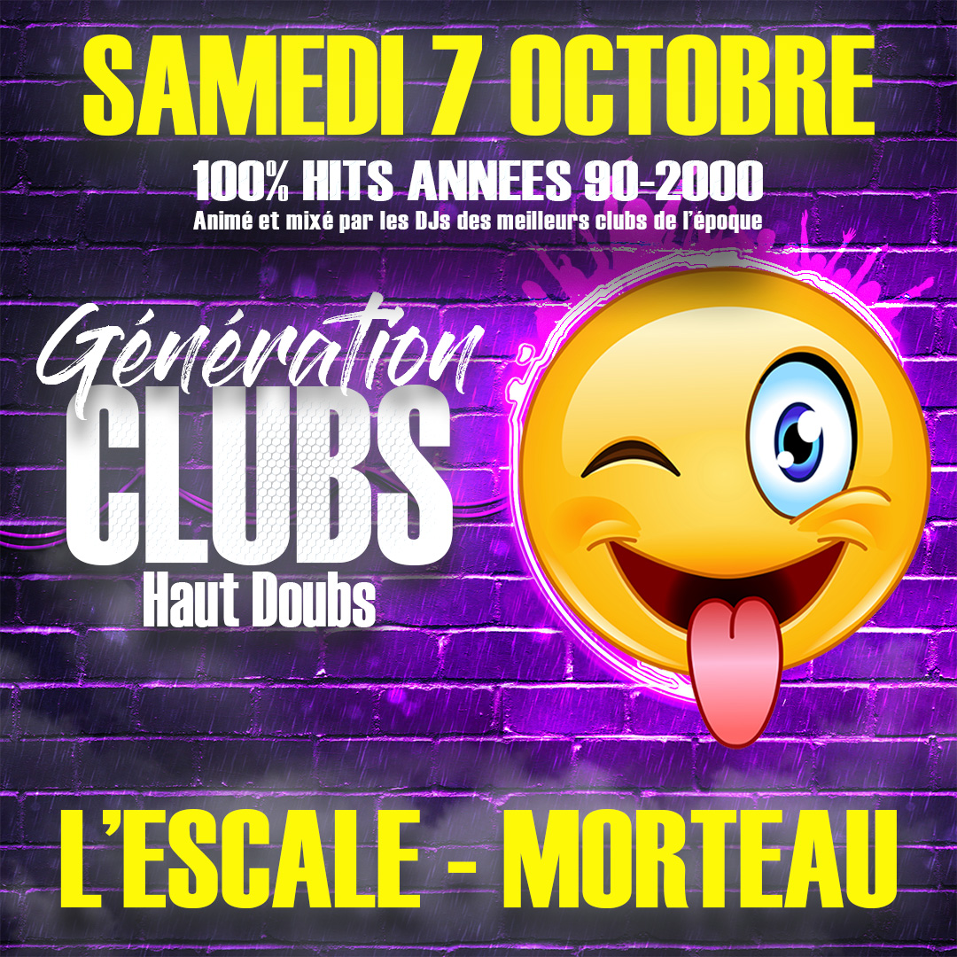 Génération Clubs Haut Doubs - samedi 7 octobre - Morteau
